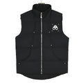 Moose Knuckles Metal Logo Studded Puffer Vest | Black