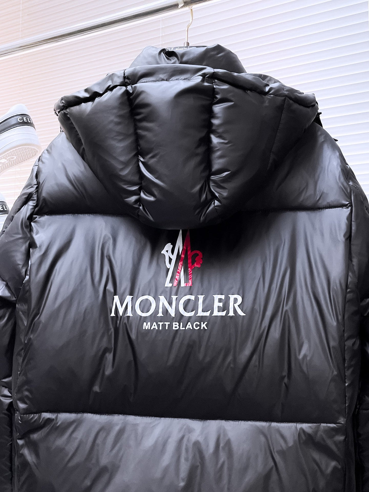 Moncler Stand-Collar Hooded Down Puffer Jacket – Black