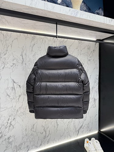 Moncler F055 Unisex Stand-Collar Down Puffer Jacket – Black