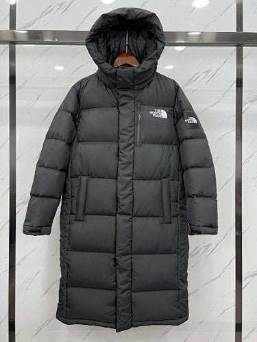 The North Face Unisex Long Hooded Puffer Coat | Black