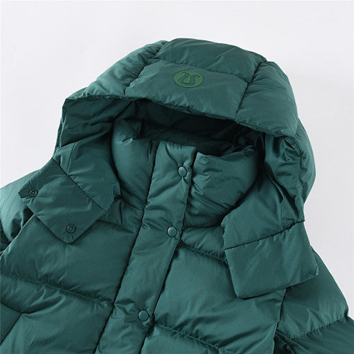 lululemon Women's Wunder Puff Hooded Puffer Jacket – Deep Green