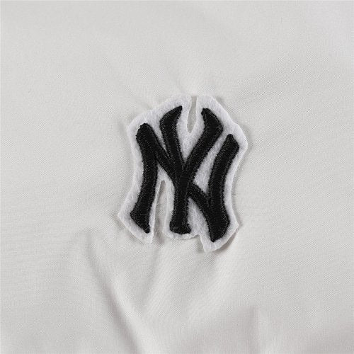MLB New York Yankees Unisex Stand-Collar Down Jacket – White