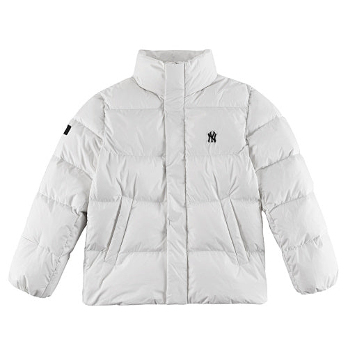 MLB New York Yankees Unisex Stand-Collar Down Jacket – White