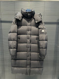Moncler Maya Long Down Parka – Matte Black