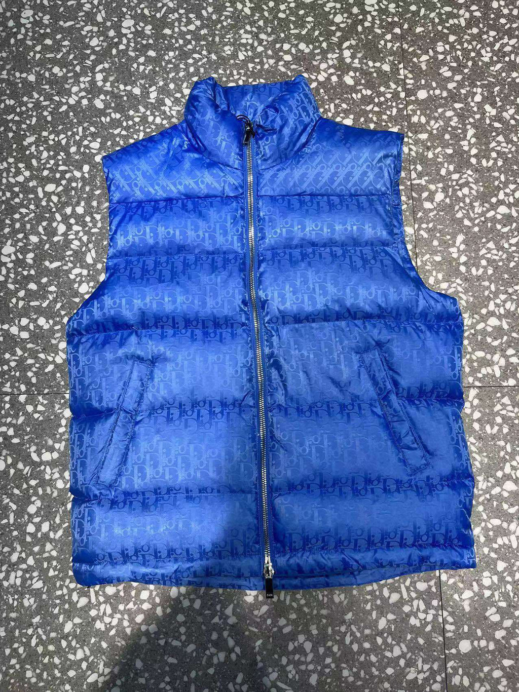Dior Oblique Down Vest – Royal Blue