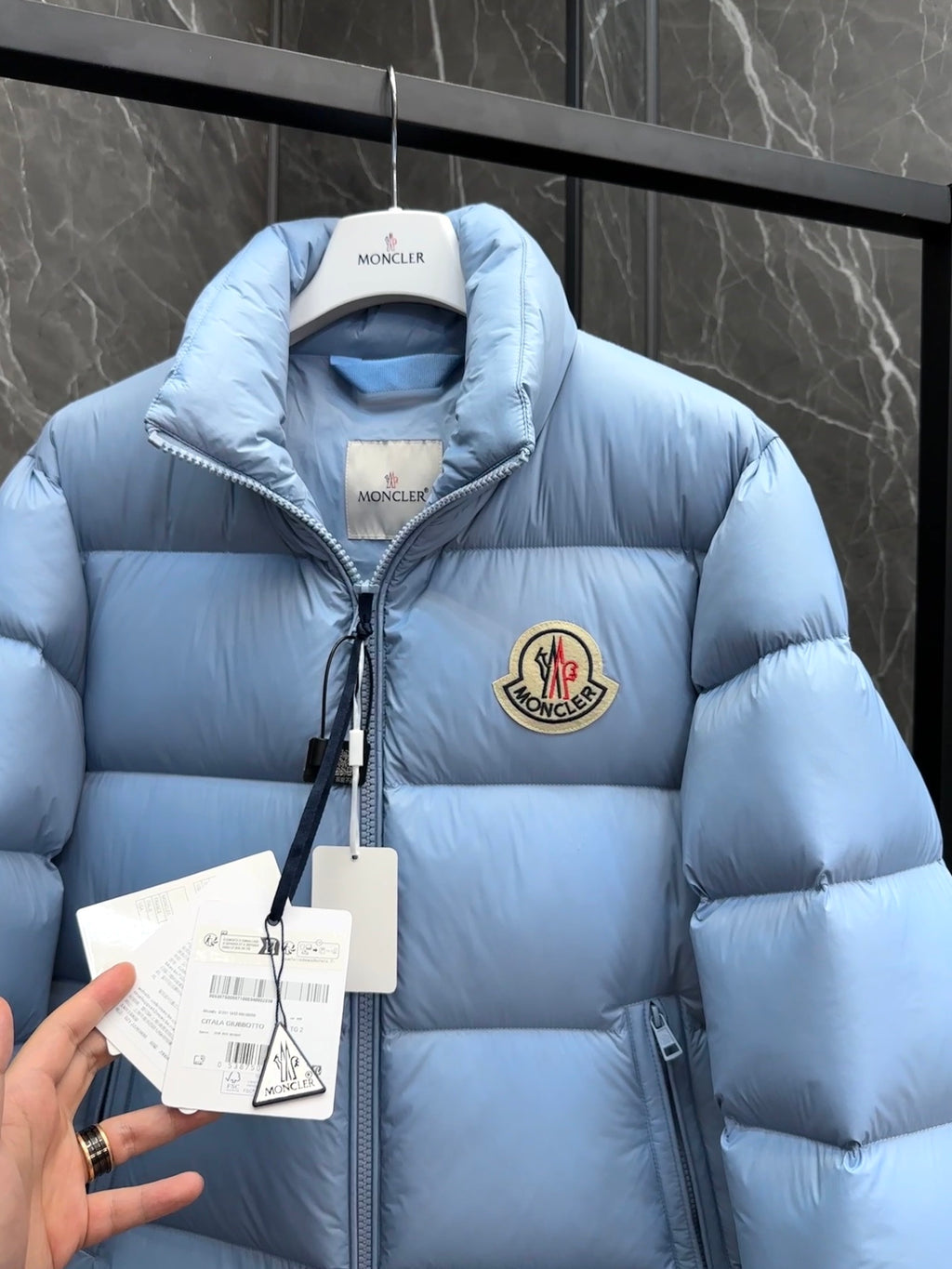 Moncler Down Jacket – Sky Blue