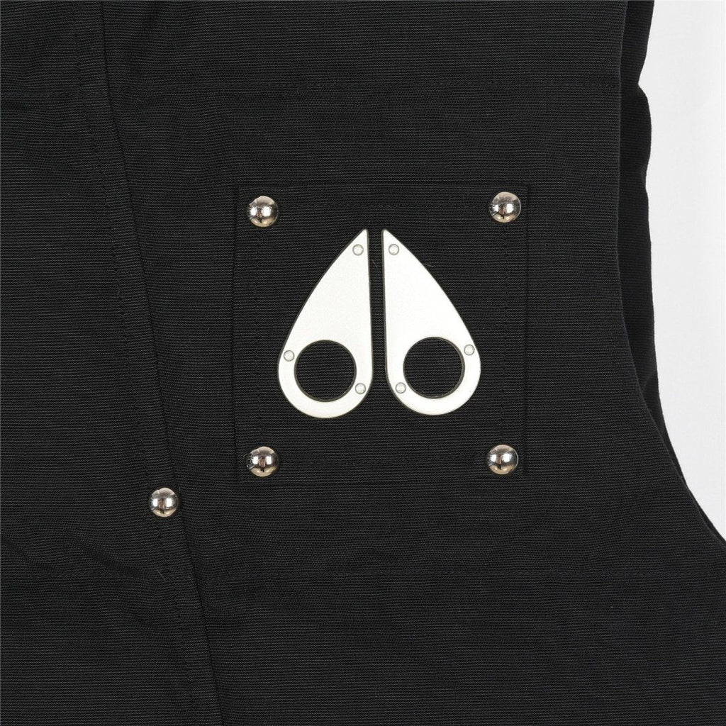 Moose Knuckles Quilted Down Vest – Black