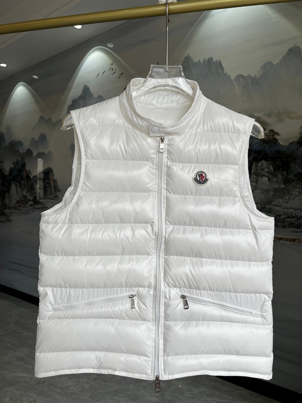 Moncler Down Vest – White