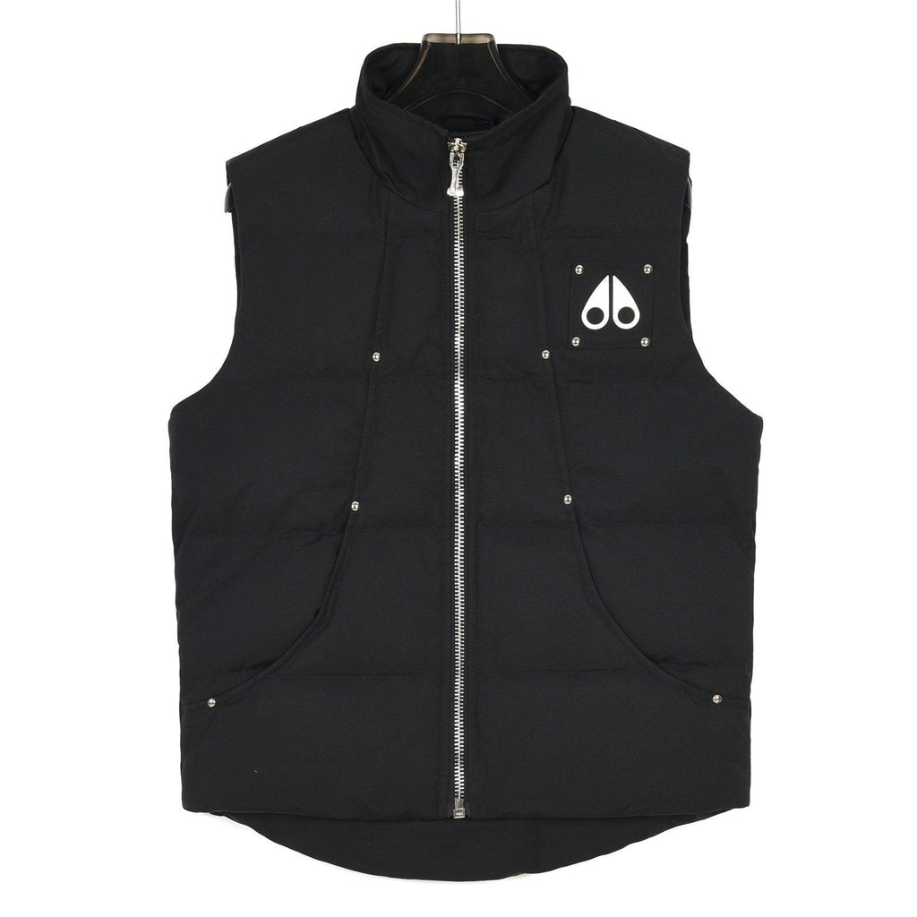 Moose Knuckles Quilted Down Vest – Black