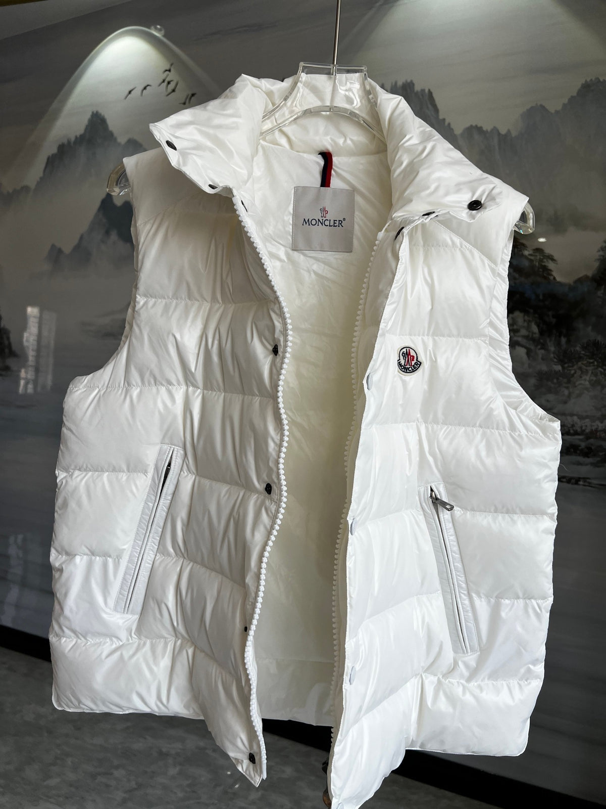 Moncler Down Vest – White