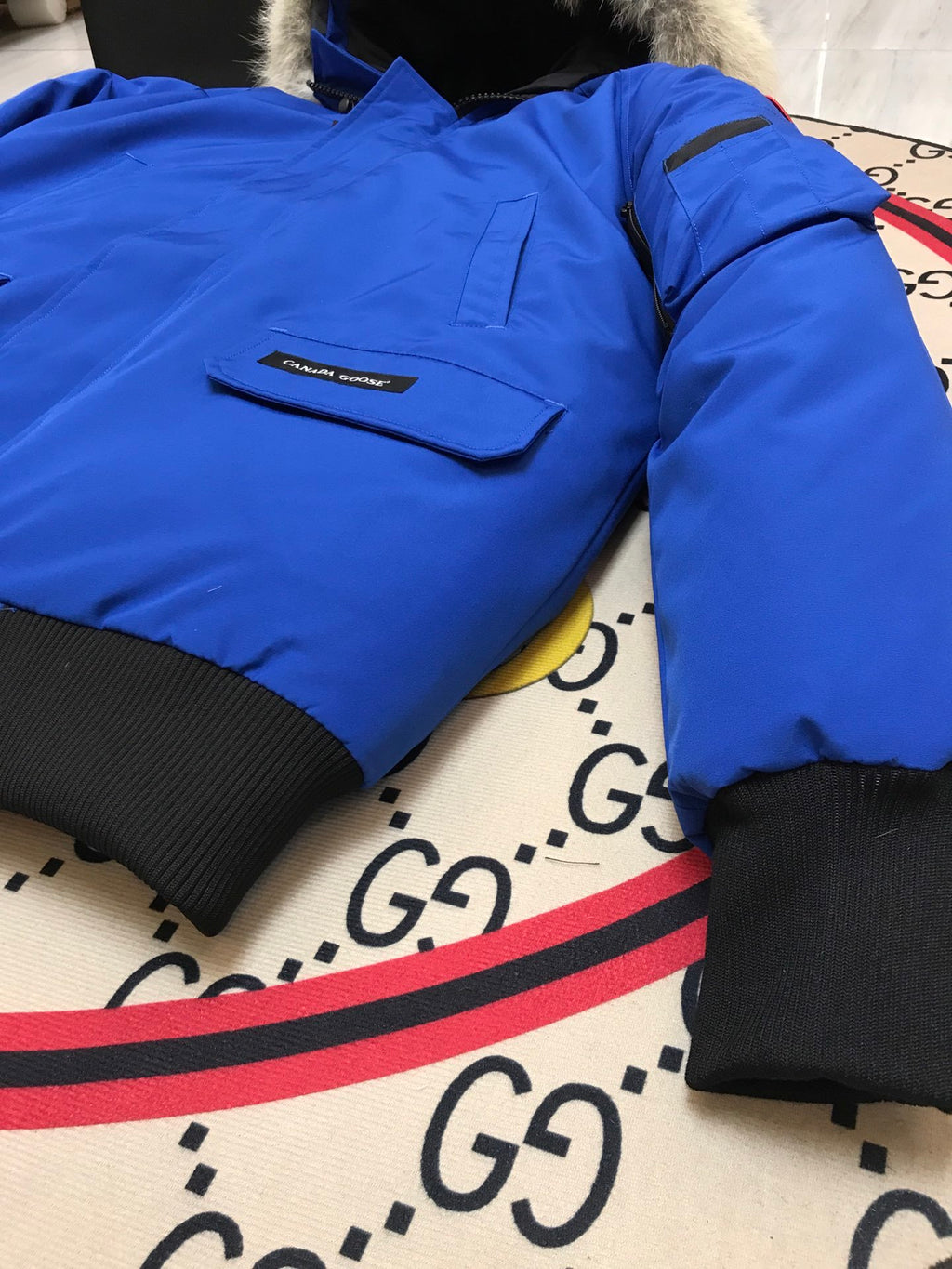 Canada Goose Chilliwack Hooded Bomber Jacket | Royal Blue