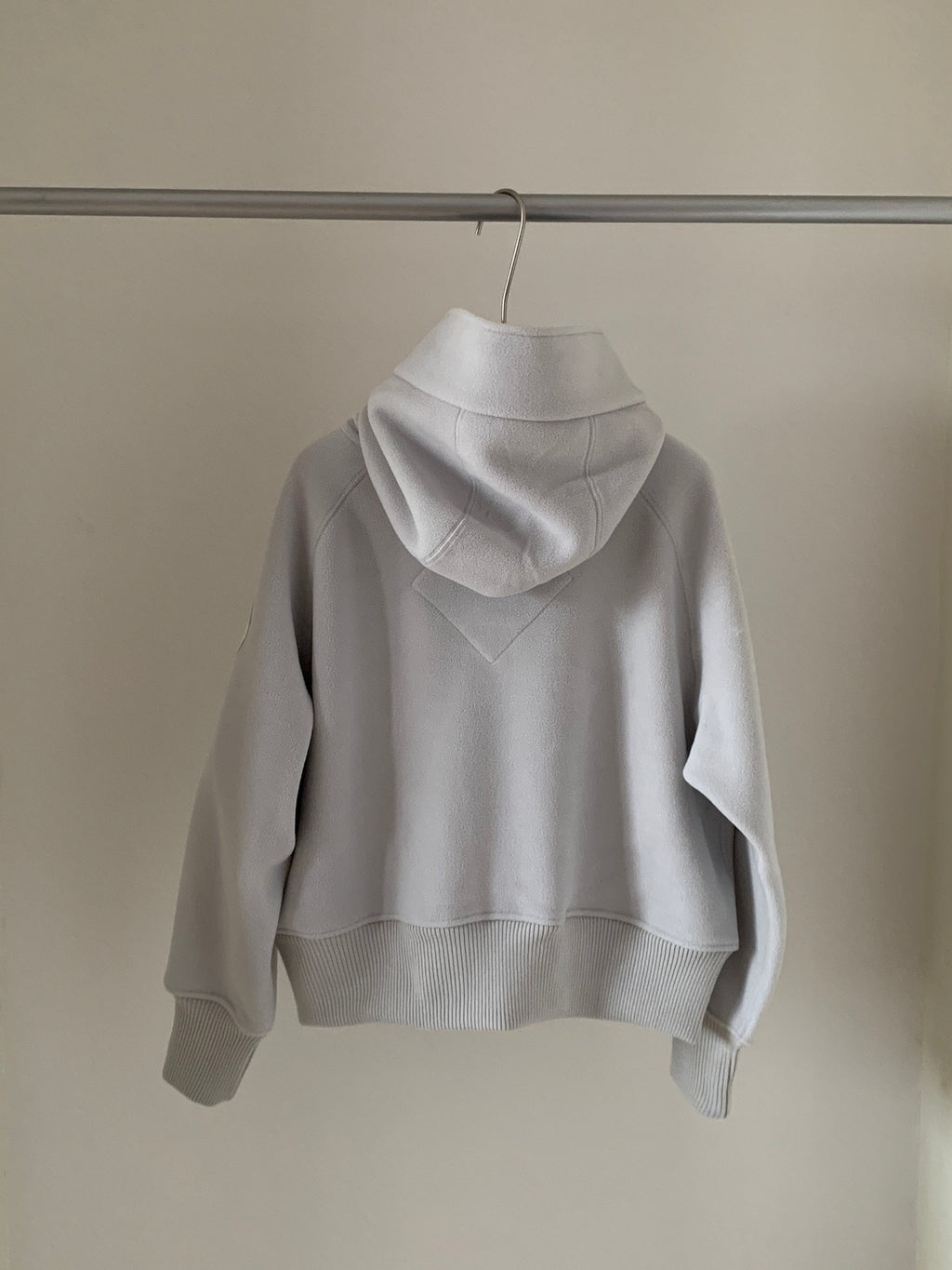 Canada Goose Fleece Full-Zip Hoodie – Grey