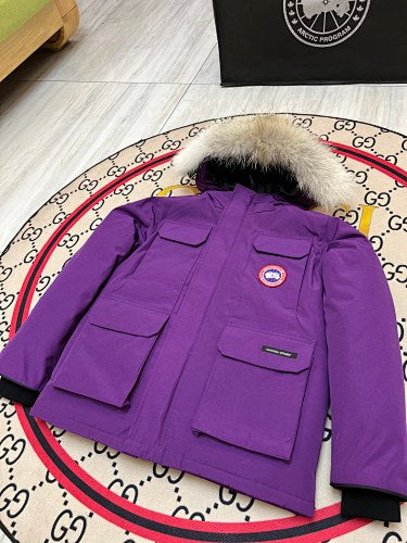 Canada Goose Kids' Expedition Parka – Purple