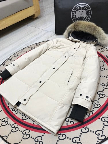 Canada Goose Women's Long Down Parka – Cream