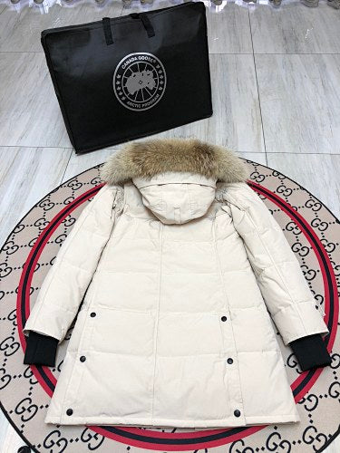 Canada Goose Women's Long Down Parka – Cream